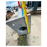 Large, extremely HD -  GALVANIZED PEDESTAL - 15 ft high (long)