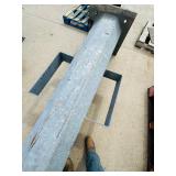 Large, extremely HD -  GALVANIZED PEDESTAL - 15 ft high (long)