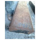 6” X 12” RECTANGULAR TUBING - Both ends capped - 70.5” L