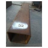 10” x 10” x 1/2”  SQUARE TUBING - 63.75”L