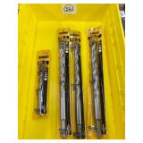 LOT of 4: DEWALT Rock Carbide HAMMER DRILL BITS for Masonry, Concrete, Rock & More