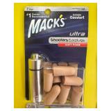 6 Pkgs - MACK’s SHOOTER’s EAR PLUGS Soft Foam 32dB