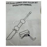 5 pc SLIDE HAMMER / DENT PULLER Set