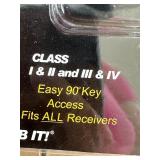 LOT of 3 - ERGO LOCK Anti-theft system for Receiver Hitches