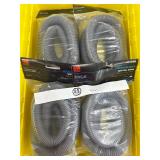 4 pkgs SPLIT FLEX TUBING - 3/4” x 5’ - FLX-757GRL