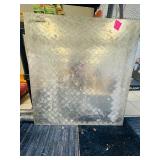 Aluminum DECKING remnant -  41.75 in x 39.5 in