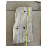 LIVE EDGE BOARD w/ knot holes