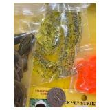 LIZARD LOT - lizard, toad, grub asst - 9 pkgs