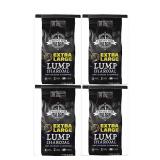 4 Sacks Extra Large LUMP CHARCOAL - 18 lb each