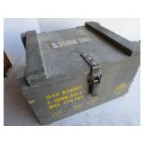 Vintage Wooden Ammo Box