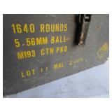 Vintage Wooden Ammo Box