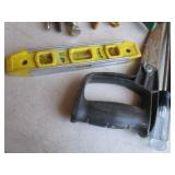 Tools: Snips, Wrench, Level