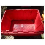 Plastic Totes, Attached Lids