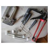 Caulk Gun, Paint Rollers, Tack Stapler