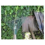 Yard Tools: Rake, Shovels, Broom