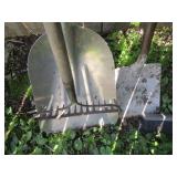 Yard Tools: Rake, Scoop, Broom