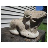 Frog Planter, Solid Cement