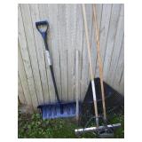 Hand Tools: Squeegee, Rake, Shovel