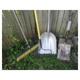 Hand Tools: Rake, Shovels, Broom
