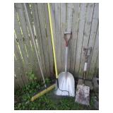 Hand Tools: Rake, Shovels, Broom
