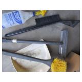 Dust Pan, Scraper, Spray Bottle