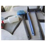 Dust Pan, Brush, Spray Bottle