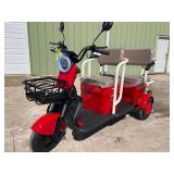 2026 SDLANCH Electric Tricycle Mini Golf Cart (IRGC40) - Red