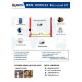 SDLANCH 10,000 Pound Two-Post Lift Car Hoist (IRTPL) - red