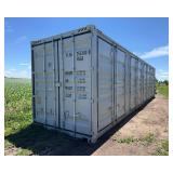 YLEU2553800 // 40 Ft High Cube Sea Container with 4 Sets of Side Doors (40HQ FUTURE)