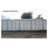 YLEU2553800 // 40 Ft High Cube Sea Container with 4 Sets of Side Doors (40HQ FUTURE)