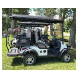 SDLANCH Electric Golf Cart, 4 Person (SDLC80) - White