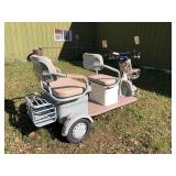 2025 SDLANCH Electric Tricycle Mini Golf Cart (IRGC40) - Gray