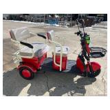 2026 SDLANCH Electric Tricycle Mini Golf Cart (IRGC40) - Red, MGC40