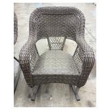 Wicker Patio Rocking Chairs (Lot of 2)