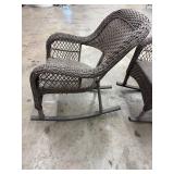 Wicker Patio Rocking Chairs (Lot of 2)