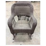 Wicker Patio Rocking Chairs (Lot of 2)