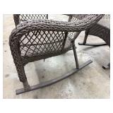 Wicker Patio Rocking Chairs (Lot of 2)