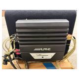 Car Audio Subwoofer & Amplifier - Kenwood KSC-WD250 & Alpine MRP-F240