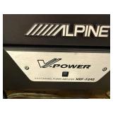 Car Audio Subwoofer & Amplifier - Kenwood KSC-WD250 & Alpine MRP-F240