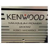 Car Audio Subwoofer & Amplifier - Kenwood KSC-WD250 & Alpine MRP-F240