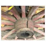 Lot of Antique Wagon Wheels (Lot of 3)