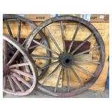 Lot of Antique Wagon Wheels (Lot of 3)
