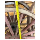 Lot of Antique Wagon Wheels (Lot of 3)
