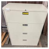 File Cabinet - 4 Drawer Lateral 52 X 36 X 18 in - no key