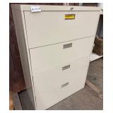 File Cabinet - 4 Drawer Lateral 52 X 36 X 18 in - no key