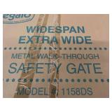 Baby Safety Gate - Regalo Widespan Extra Wide Metal Walk-Through 1158DS in Orig Box