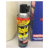 Garden Sprayer, Loctite & Raid Mixed Lot - contents unverified