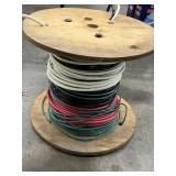 Large Electrical Wire Spool - Assorted Colored Wire