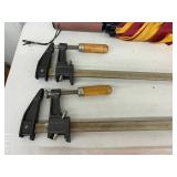 Clamps, Umbrella, Brush, Pole & Hose Nozzle Mixed Lot