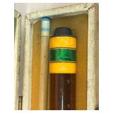 2 Pool Cue Sticks in Cases - Includes 1 Crest Cue Set in Case
